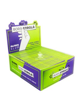 Caixa de Seda Bora Enrolá Alfafa Slim 