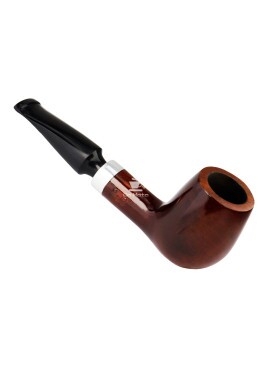 Cachimbo Anel Cromado Reto