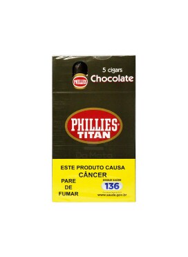 Caixa de Titan Chocolate 5 un.