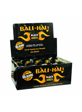Caixa de Carvão Bali-Hai Black Disco Bolachão 40mm