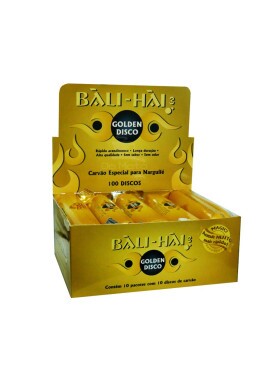 Caixa de Carvão Bali-Hai Golden Disco 33mm