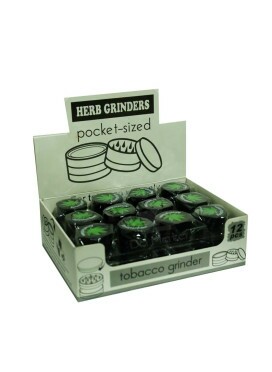 Caixa de Dichavador de Metal Erva 3 Partes