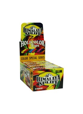 Caixa de Piteira Himalaya Spliff Holicolor Slim