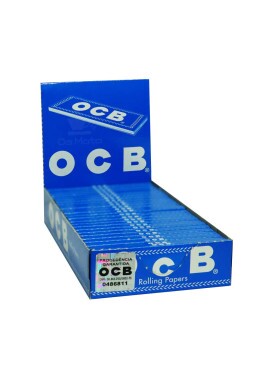 Caixa De Seda Ocb N8 Blue  -25 Unidades Importada França