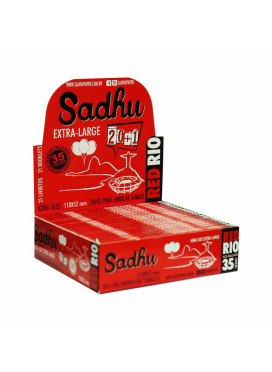 Caixa de Seda Sadhu Red Rio King Size Extra Large 
