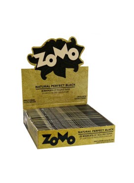 Caixa de Seda Zomo Natural Perfect Black King Size 25un.