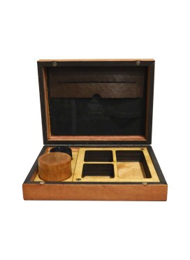 Rolling Box Wood Burning Mandala