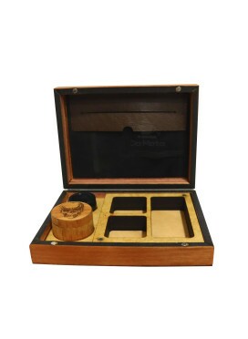 Rolling Box Wood Burning Caveira