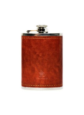 Cantil de Metal envolvido em Couro 