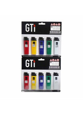 Cartela de Isqueiro GTI Colorido