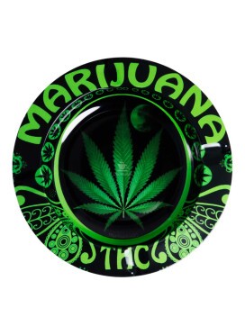 Cinzeiro de Metal Marijuana