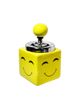 Cinzeiro de Cerâmica Emoji Smile