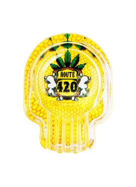 Cinzeiro de Vidro Caveira Lux