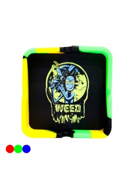 Cinzeiro de Silicone Rick and Morty Weed