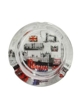 Cinzeiro de Vidro Redondo London Places