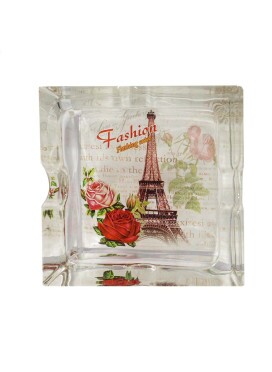 Cinzeiro de Vidro Quadrado Paris