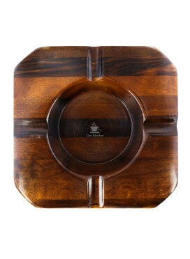 Cinzeiro de Madeira Para Charutos Quadrado