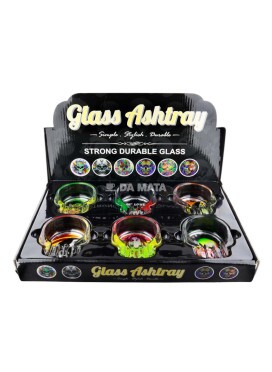 Caixa de Cinzeiro de Vidro Bob Marley