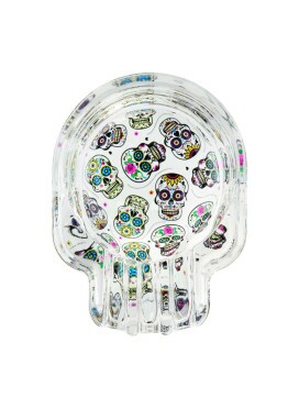 Cinzeiro de Vidro Caveira Cristal