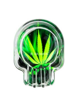 Cinzeiro de Vidro 420 Skulls 