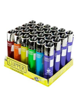 Caixa de Isqueiro Clipper Crystal Rainbow