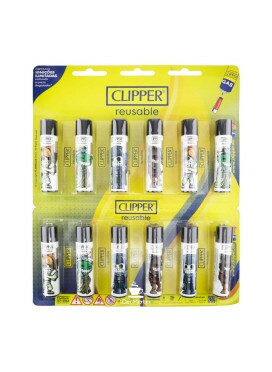 Cartela de Isqueiro Clipper Space Warriors