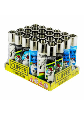 Caixa de Isqueiro Clipper Cool Unicorns