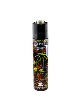 Isqueiro Clipper Fluo Leaves