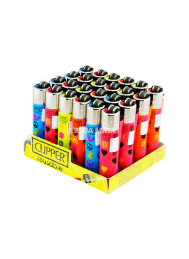 Caixa de Isqueiro Clipper Pop Pattern