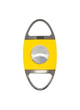 Cortador de Charutos Metal Amarelo