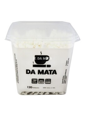 Pote Da Mata Artesanal Seda Branca C/120un