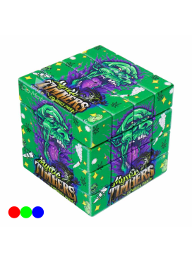 Dichavador de Plástico Cubo Mágico Zumbi 4 Partes