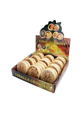 Caixa de Dichavador de Madeira Skull 