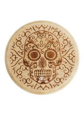 Dichavador de Madeira Padlock Skull