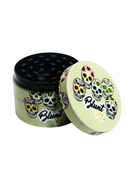 Dichavador de Metal 4 Partes Mexican Skulls