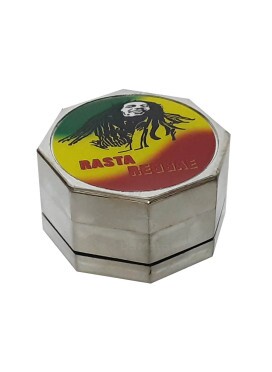 Dichavador de Metal Octagonal Rasta
