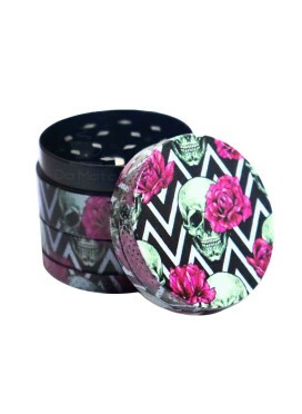 Dichavador de Metal 4 Partes Roses & Lines