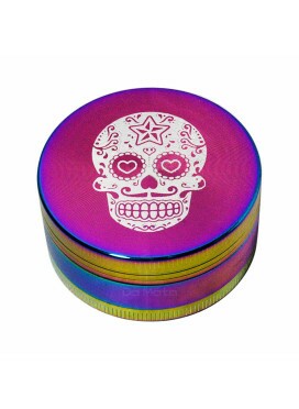 Dichavador de Metal Rainbow Skull