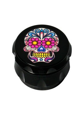 Dichavador de Metal 3 Partes Pink Skull