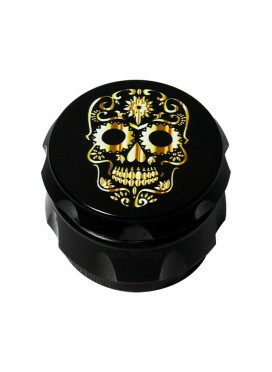Dichavador de Metal 3 Partes Gold Skull