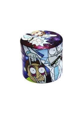 Dichavador de Metal 4 Partes Rick and Morty - Olhos Abertos