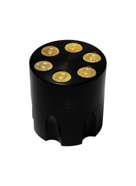 Dichavador de Metal Tambor de Revólver Preto