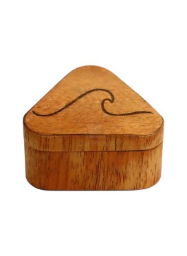 Dichavador Triangular Wood Burning Wave