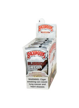Caixa de Blunt Backwoods Russian Cream