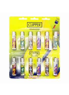 Cartela do Isqueiro Clipper Goddesses 12un.