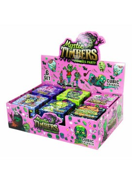 Caixa de Dichavador Cubo Mágico Zumbi 4 Partes