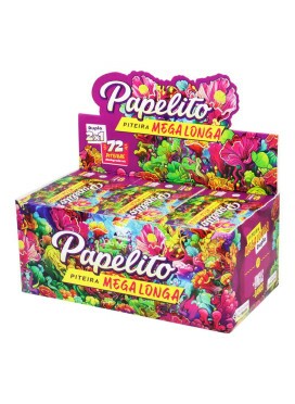 Caixa de Piteira Papelito Biodegradável Mega Longa