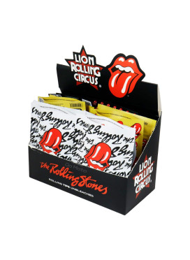 Caixa de Piteira Pré-enrolada Unbleached Lion Rolling Circus The Rolling Stones