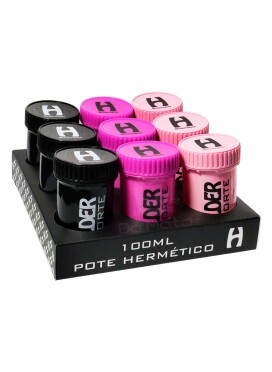 Display de Pote Hermético Holder 100ml Colorido