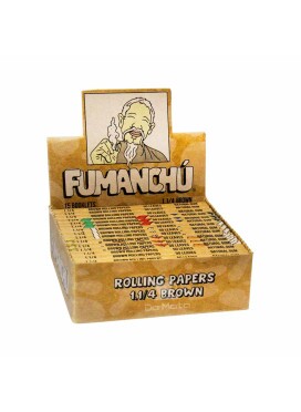 Caixa de Seda Fumanchú Brown 1 1/4